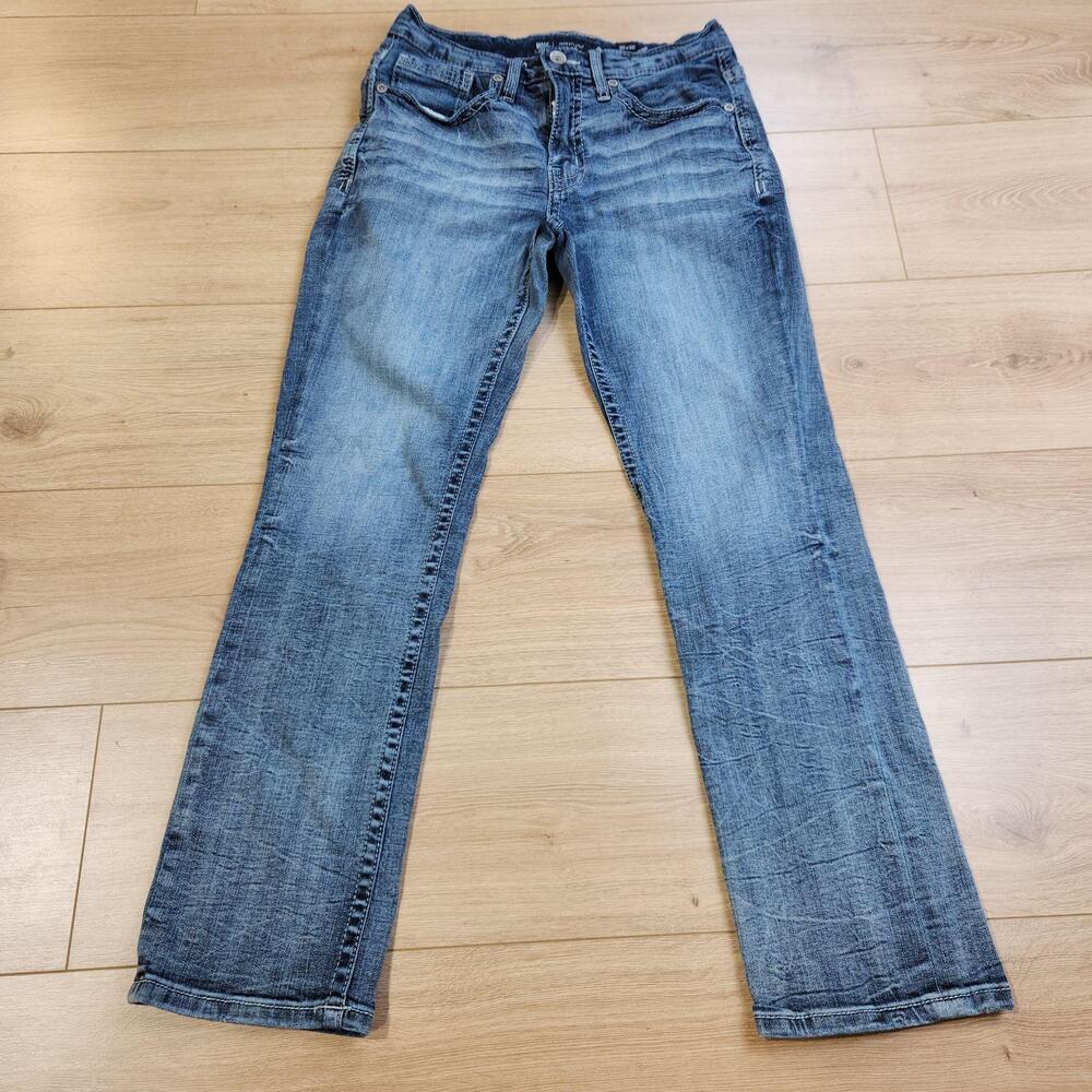 BKE Jake Straight Jeans Mens 30x30 Blue Medium Wash Straight Denim Stretch